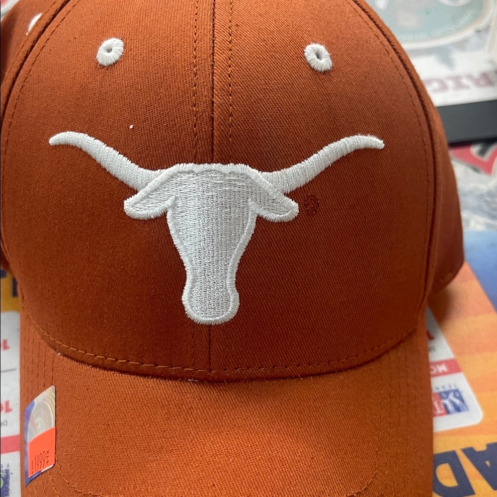 Burnt Orange Cap with Longhorn Logo - Picture 7 of 7